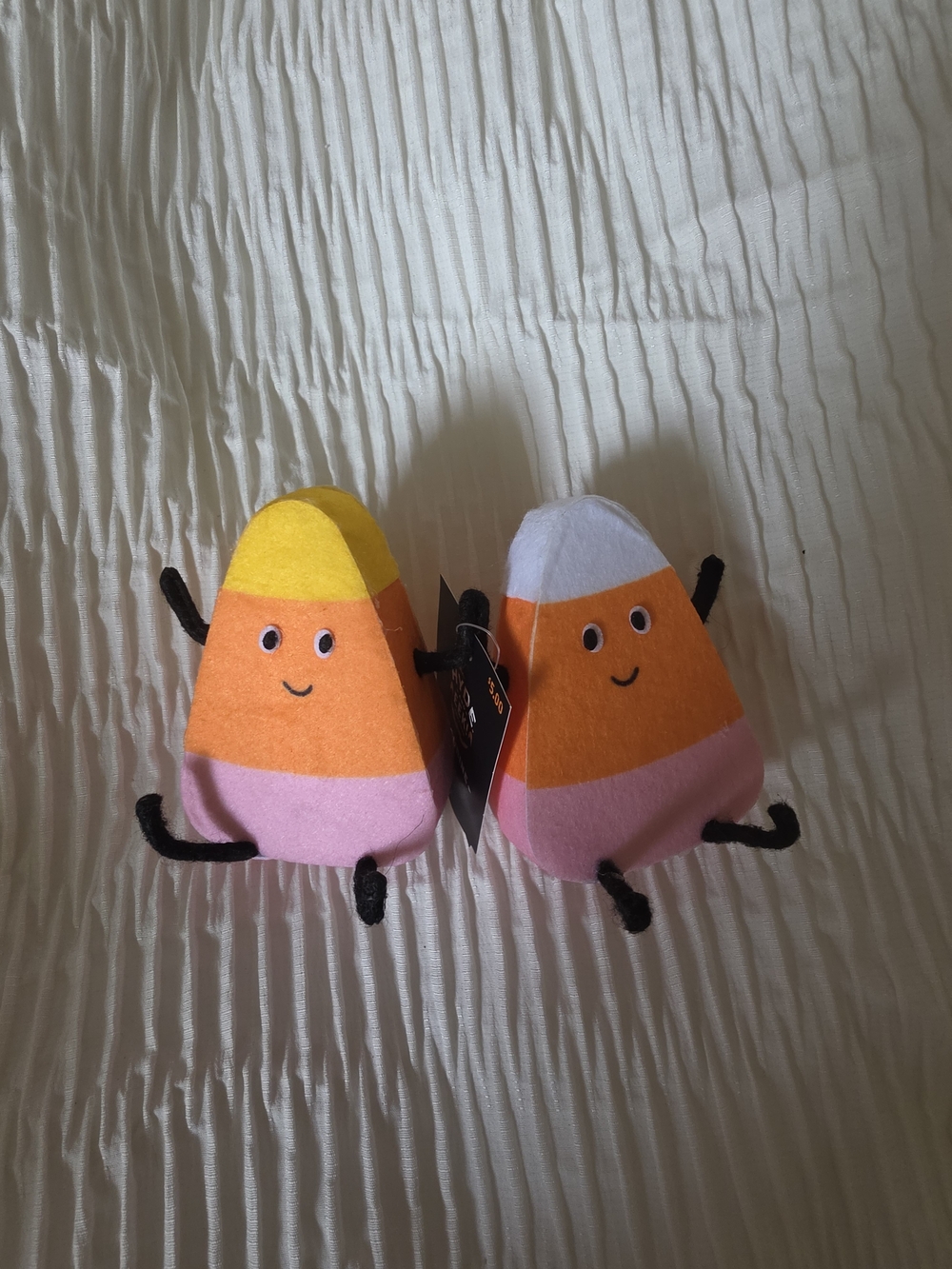 Hyde And Eek Candy Corn Plush - Pink, Orange & Yellow